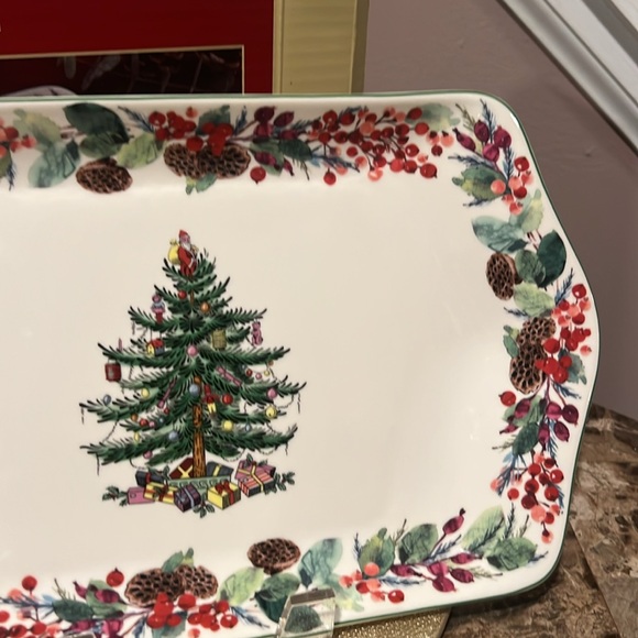 Spode Christmas Tree Annual Dessert Tray 12” 2023 - Picture 7 of 11